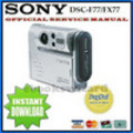 Thumbnail SONY CYBER SHOT DSC-F77 FX77 SERVICE & REPAIR MANUAL
