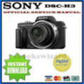 Thumbnail SONY CYBER SHOT DSC-H3 SERVICE & REPAIR MANUAL