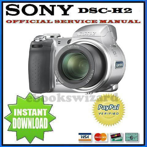 Product picture SONY CYBER SHOT DSC-H2  SERVICE MANUAL & REPAIR GUIDE