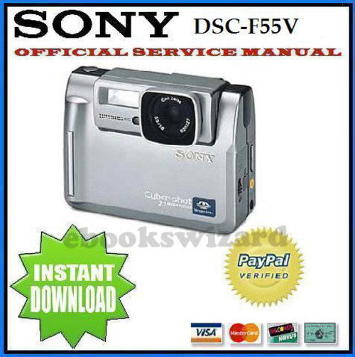 Product picture SONY CYBER SHOT DSC-F55V SERVICE & REPAIR MANUAL