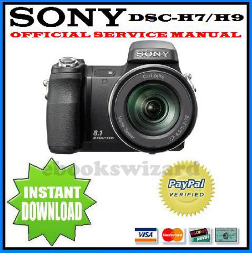 Product picture SONY CYBER SHOT DSC-H7 H9 SERVICE & REPAIR MANUAL DOWNLOAD