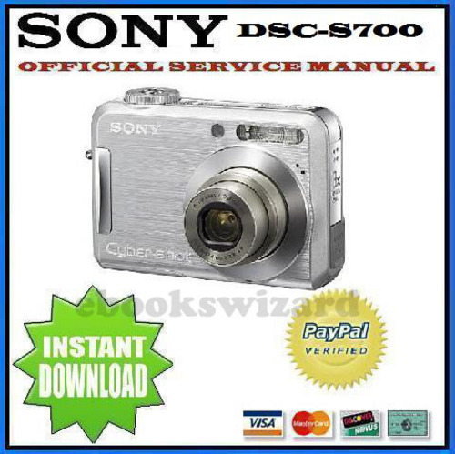 Product picture SONY CYBER SHOT DSC-S700 SERVICE & REPAIR MANUAL