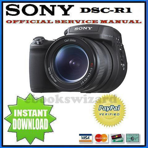 Product picture SONY CYBER SHOT DSC-R1 SERVICE & REPAIR MANUAL