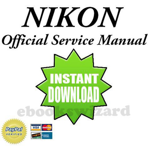 Product picture NIKON COOLPIX S1 SERVICE & REPAIR MANUAL