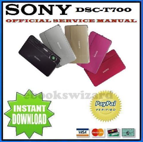Product picture SONY CYBER SHOT DSC-T700 SERVICE & REPAIR MANUAL DOWNLOAD